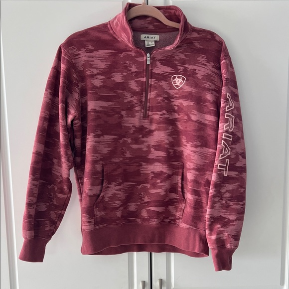 Ariat Jackets & Blazers - Women’s Ariat Aztec Pink Quarter Zip